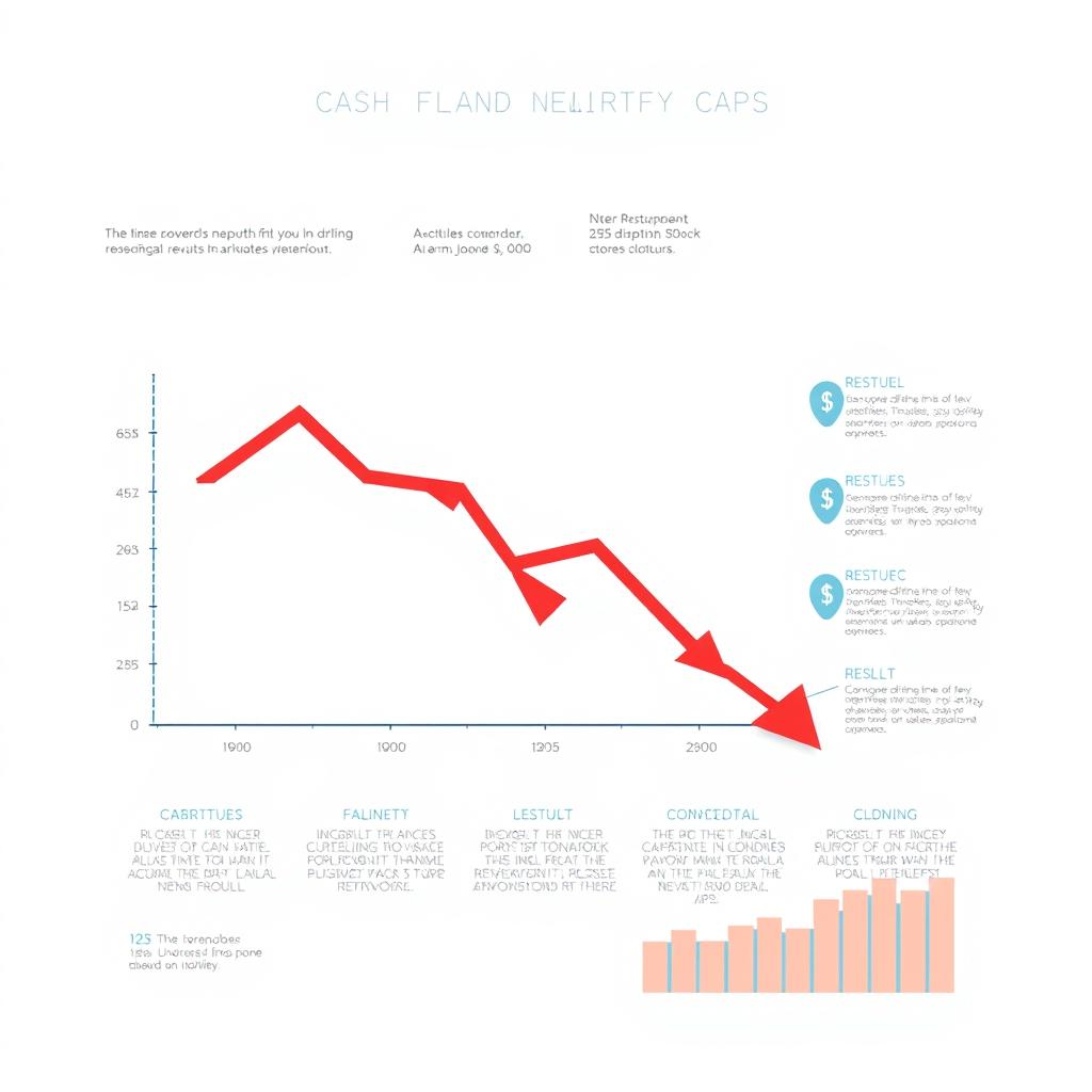 Cash flow diagram showing impact of delayed payments