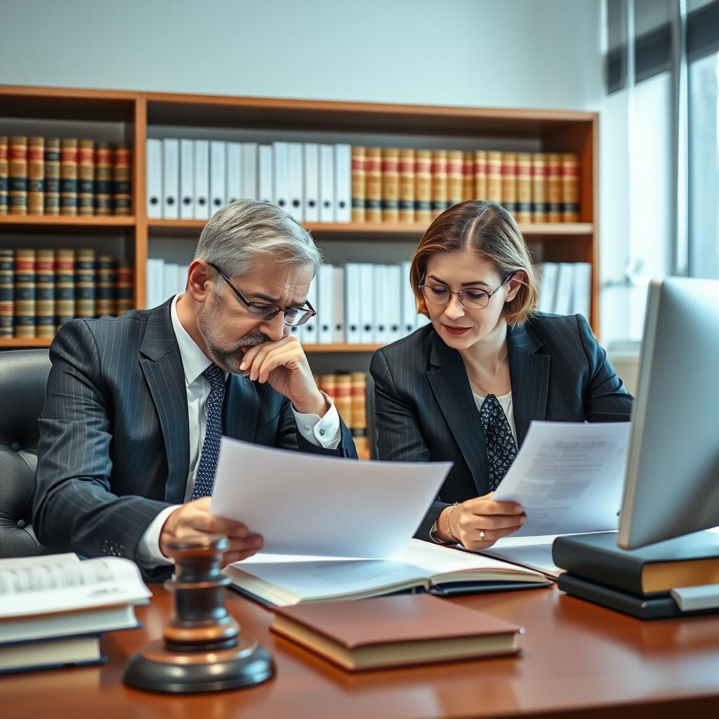 Legal team providing litigation support