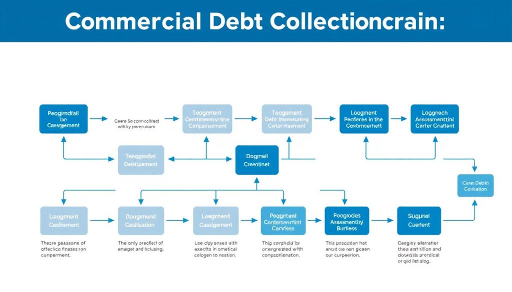 Louisiana Commercial Debt Collection Agency process flowchart showing recovery steps