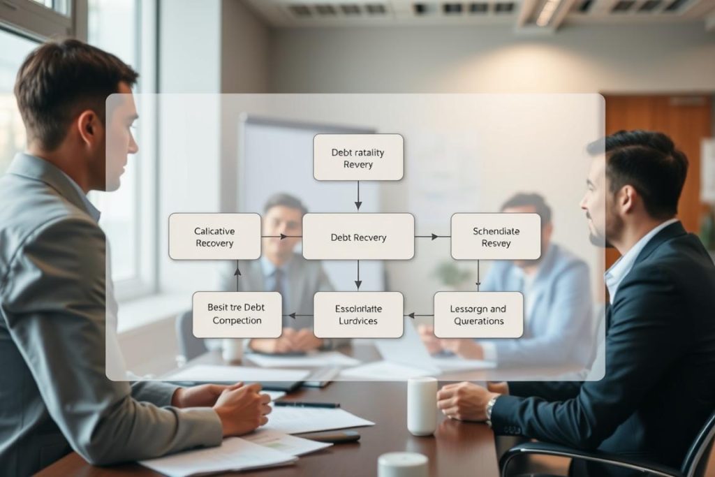 Strategic commercial debt recovery process in Arizona