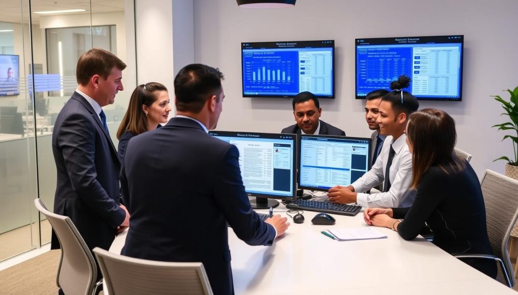 business team developing custom debt recovery strategy for Georgia business